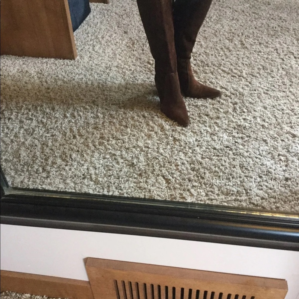 Coach suede boots size 8